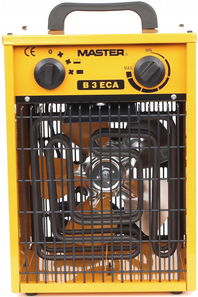 Nagrzewnica elektryczna Master 3,3 kW w kolorze żółtym